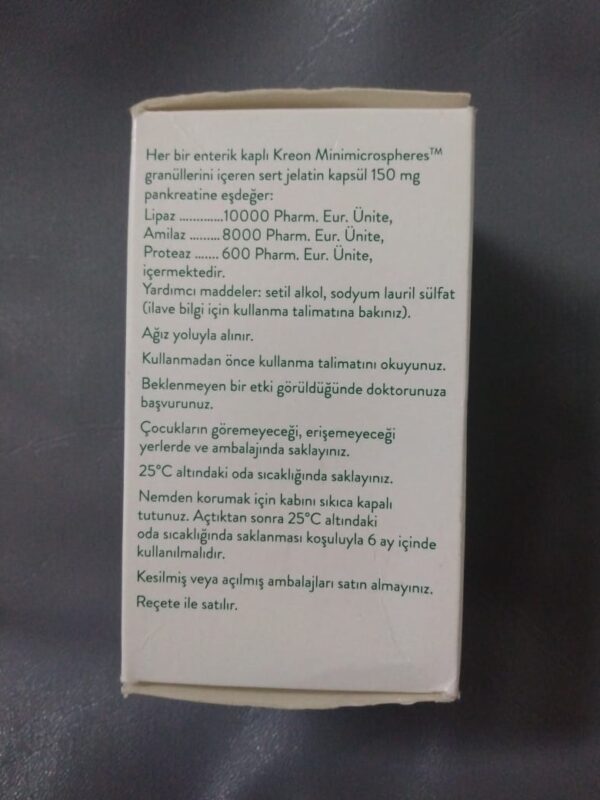 Kreon Capsule 10000IU – Strong Pancreatic Enzyme Support