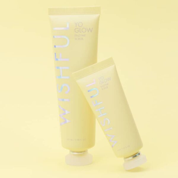 Wishful Yo Glow Enzyme Scrub with AHA & BHA for Radiant Skin