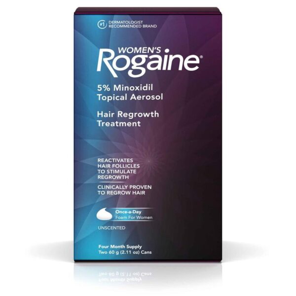 Women’s ROGAINE Foam 5% Minoxidil Hair Regrowth